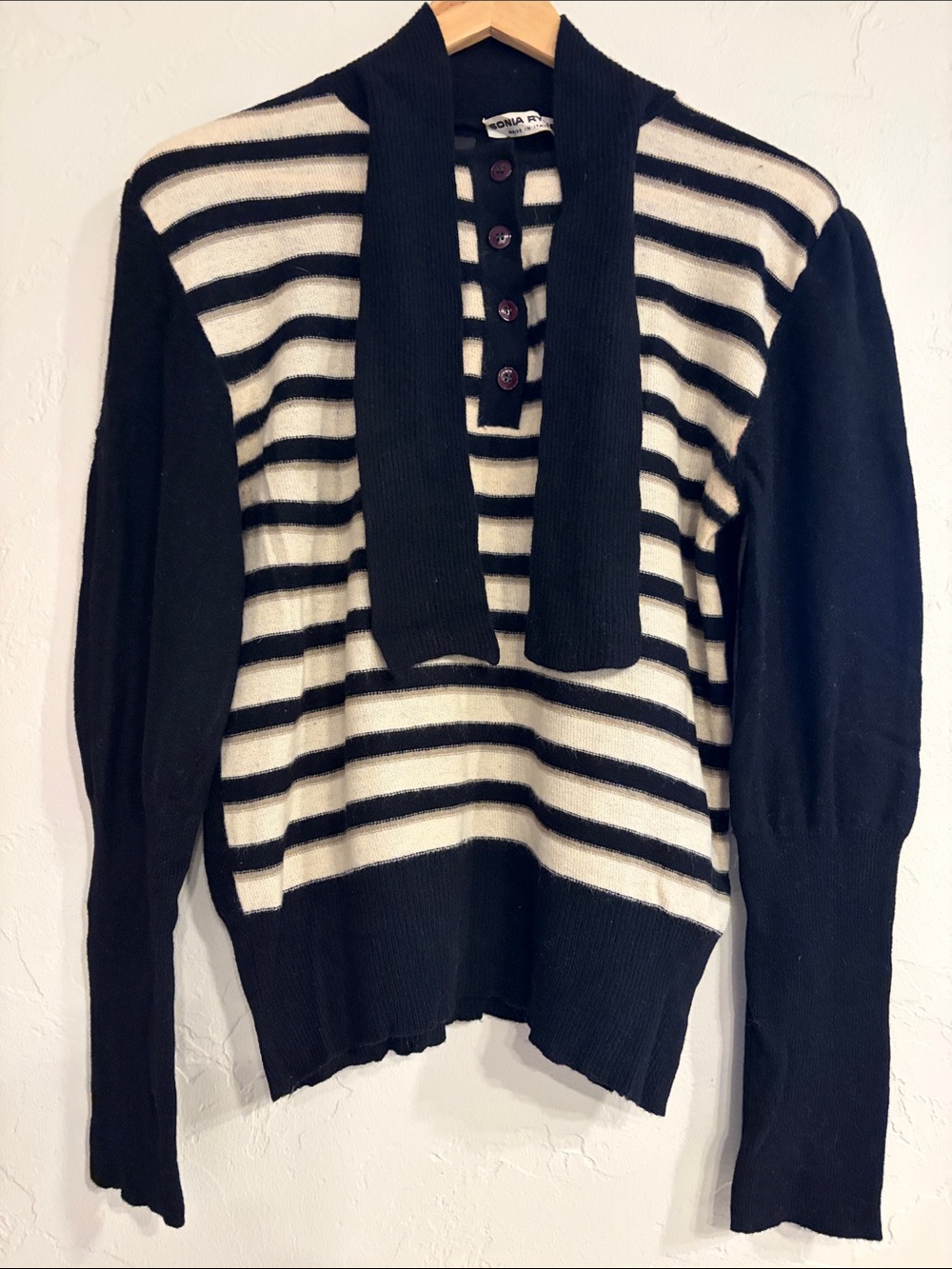 Sonia Rykiel Designer Vintage wool sweater M